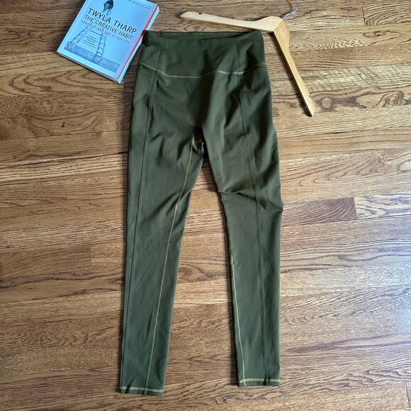 Calia Dark Green High Rise 7/8 Leggings - Picture 1 of 6